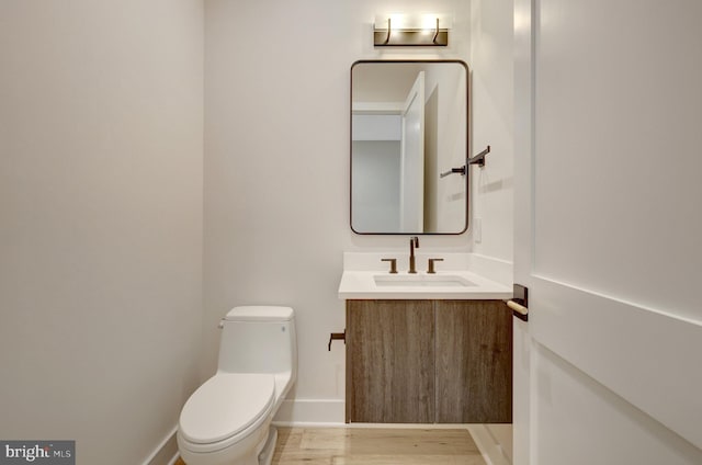 1710 Fairview Ave, Mclean, VA 22101 - bathroom featuring vanity and wood finished floors