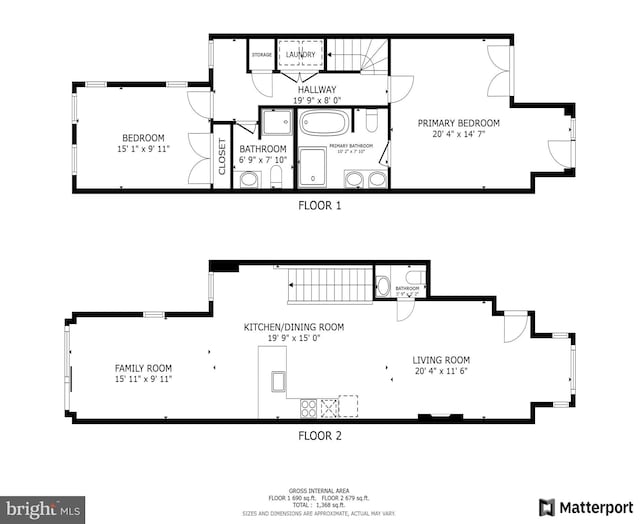 2223 1st St NW Unit 1, Washington, DC 20001 - view of property floor plan