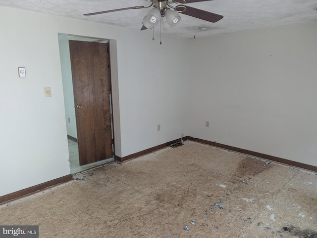 112 E 4th St, Seaford, DE 19973 - empty room with baseboards and a ceiling fan
