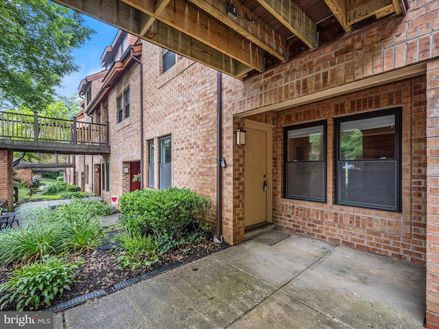 7607 Weather Worn Way Unit A, Columbia, MD 21046 - entrance to property featuring brick siding