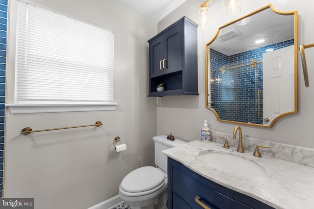 10034 Park Woods Ln, Burke, VA 22015 - full bathroom featuring vanity and a tile shower