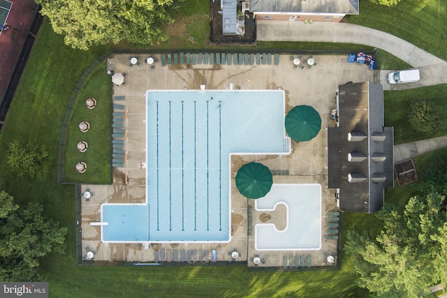 10034 Park Woods Ln, Burke, VA 22015 - aerial view