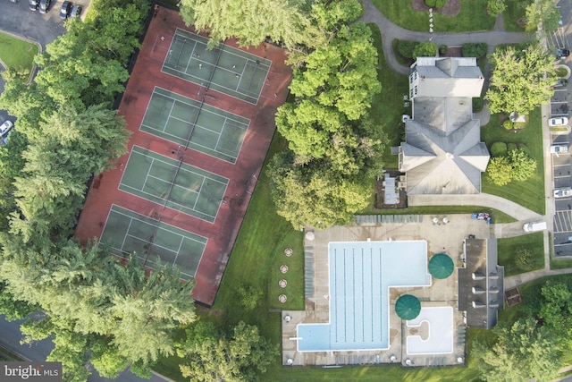 10034 Park Woods Ln, Burke, VA 22015 - aerial view