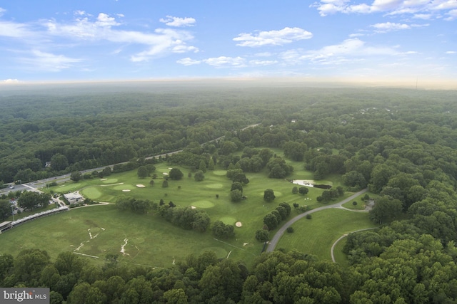 10034 Park Woods Ln, Burke, VA 22015 - aerial overview of property's location with a heavily wooded area