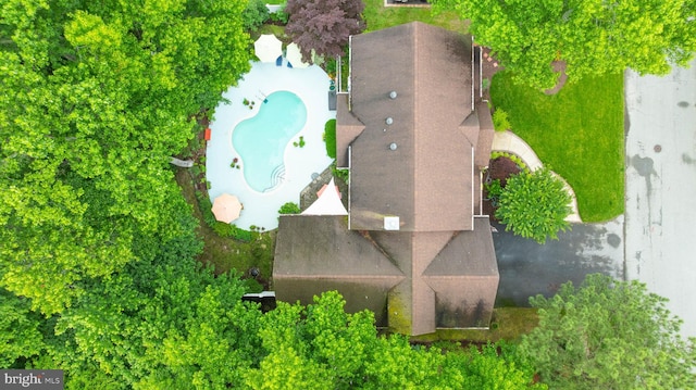 4 Surrey Rd, Rehoboth Beach, DE 19971 - drone / aerial view of a pool
