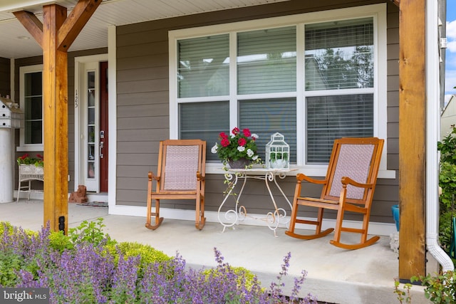 125 Towhee Dr, Lake Frederick, VA 22630 - view of covered porch