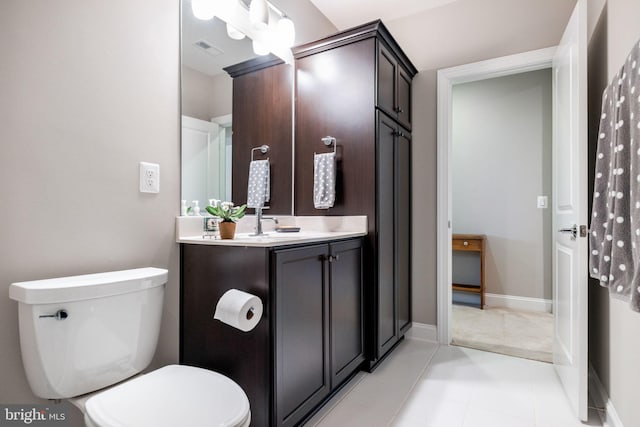 125 Towhee Dr, Lake Frederick, VA 22630 - bathroom with vanity and tile patterned floors