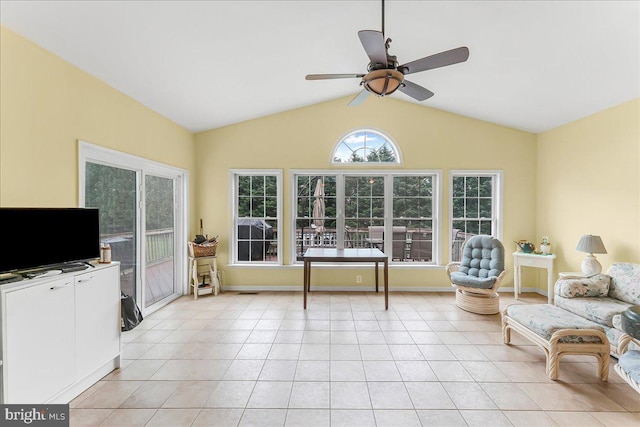 117 Woodrow Ln, Port Deposit, MD 21904 - sunroom featuring lofted ceiling