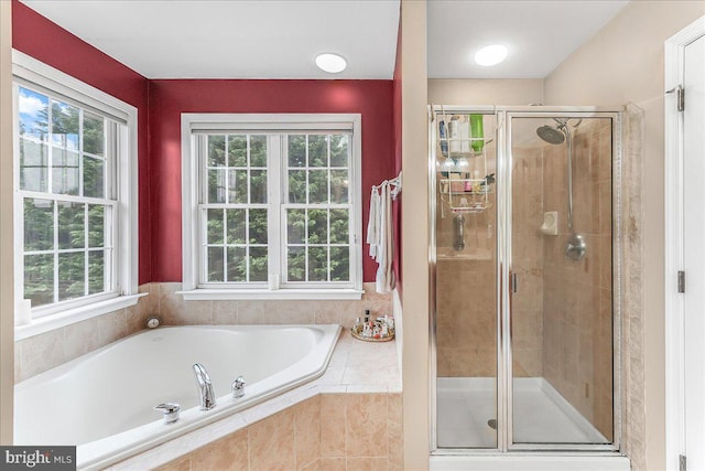 117 Woodrow Ln, Port Deposit, MD 21904 - bathroom with plenty of natural light, a bath, and a stall shower