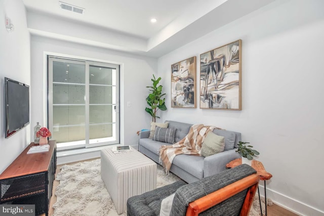 2310 4th St NE Unit B5, Washington, DC 20002 - living room with wood finished floors and baseboards