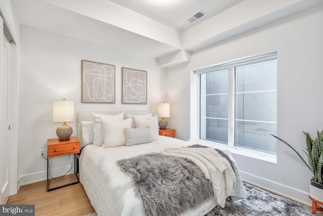 2310 4th St NE Unit B5, Washington, DC 20002 - bedroom featuring light wood-style floors and a closet
