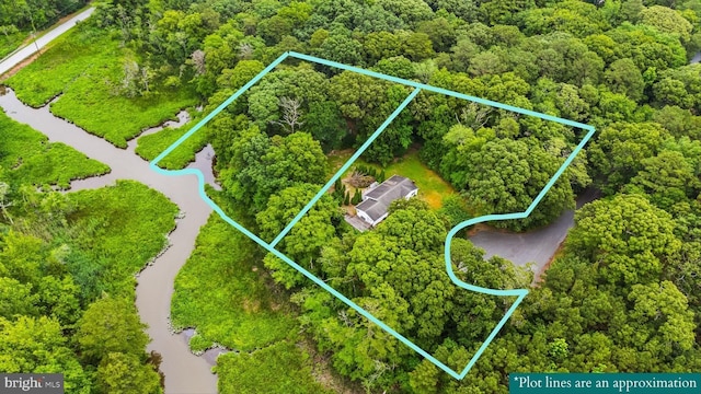 26140 High Banks Dr, Salisbury, MD 21801 - aerial overview of property's location featuring property parcel outlined