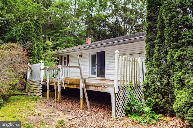 26140 High Banks Dr, Salisbury, MD 21801 - view of wooden terrace