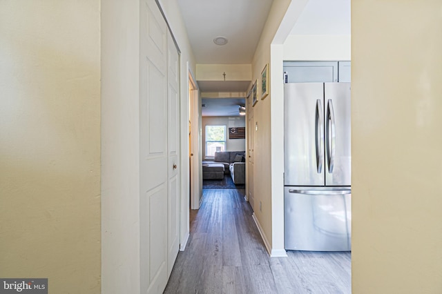 39 Allison Pl, Egg Harbor Township, NJ 08234 - hallway with wood finished floors and baseboards