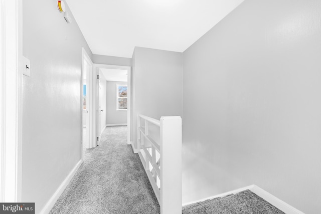 1171 E Sharpnack St, Philadelphia, PA 19150 - hallway with carpet flooring and an upstairs landing
