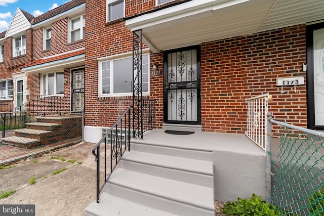 1171 E Sharpnack St, Philadelphia, PA 19150 - view of exterior entry with brick siding