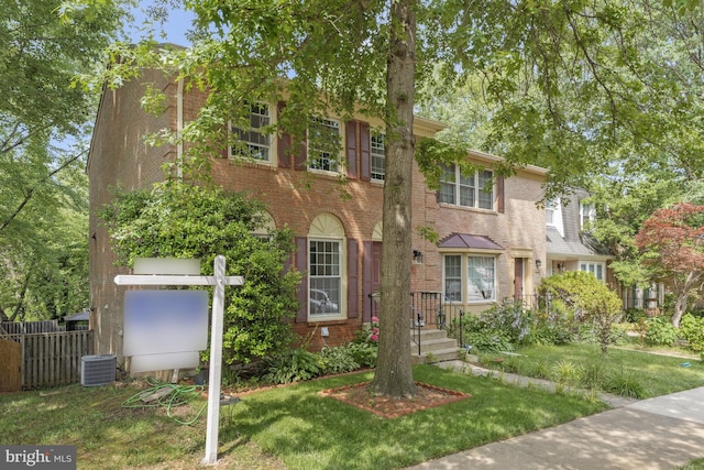9126 Fisteris Ct, Springfield, VA 22152 - view of front of home featuring brick siding