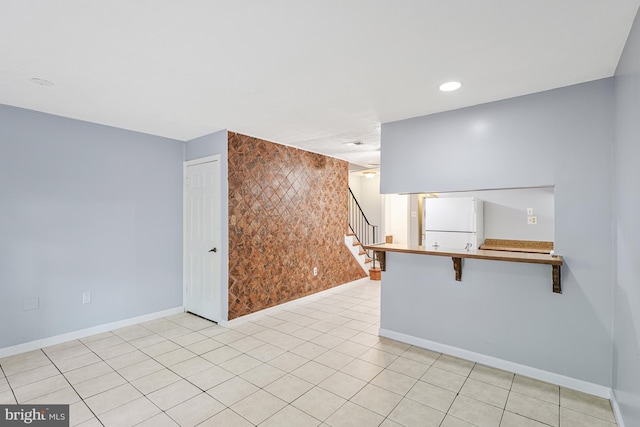 9126 Fisteris Ct, Springfield, VA 22152 - unfurnished room with stairs and recessed lighting