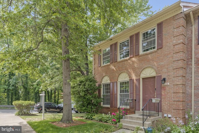 9126 Fisteris Ct, Springfield, VA 22152 - view of front of property featuring brick siding