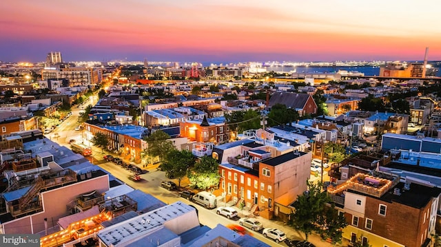 503 E Fort Ave, Baltimore, MD 21230 - aerial view at dusk of a city view