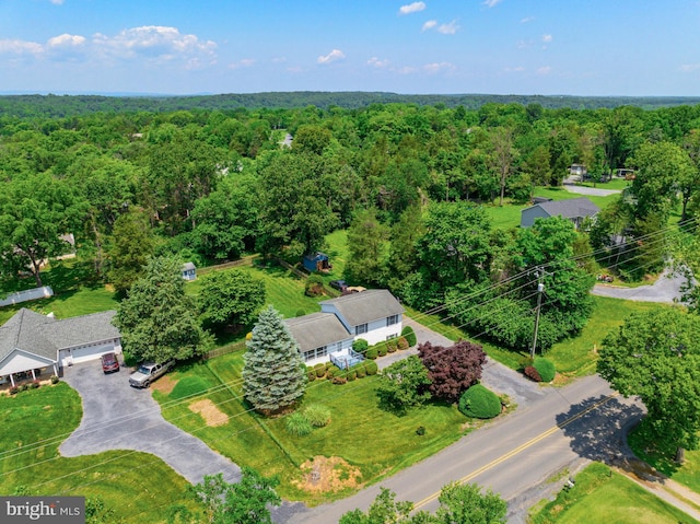 3341 Howellsville Rd, Front Royal, VA 22630 - drone / aerial view of a heavily wooded area