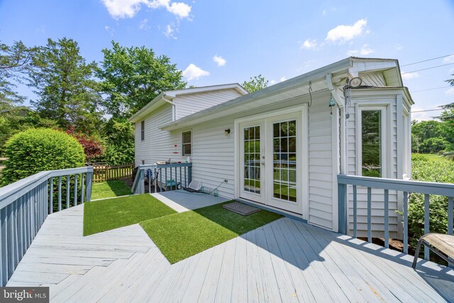 3341 Howellsville Rd, Front Royal, VA 22630 - view of wooden deck