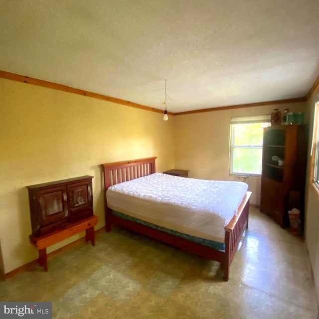 1074 White Pine Ln, Capon Bridge, WV 26711 - bedroom featuring ornamental molding