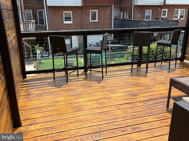 643 Jamestown Ave, Philadelphia, PA 19128 - view of wooden terrace