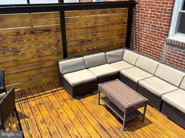 643 Jamestown Ave, Philadelphia, PA 19128 - deck featuring outdoor lounge area