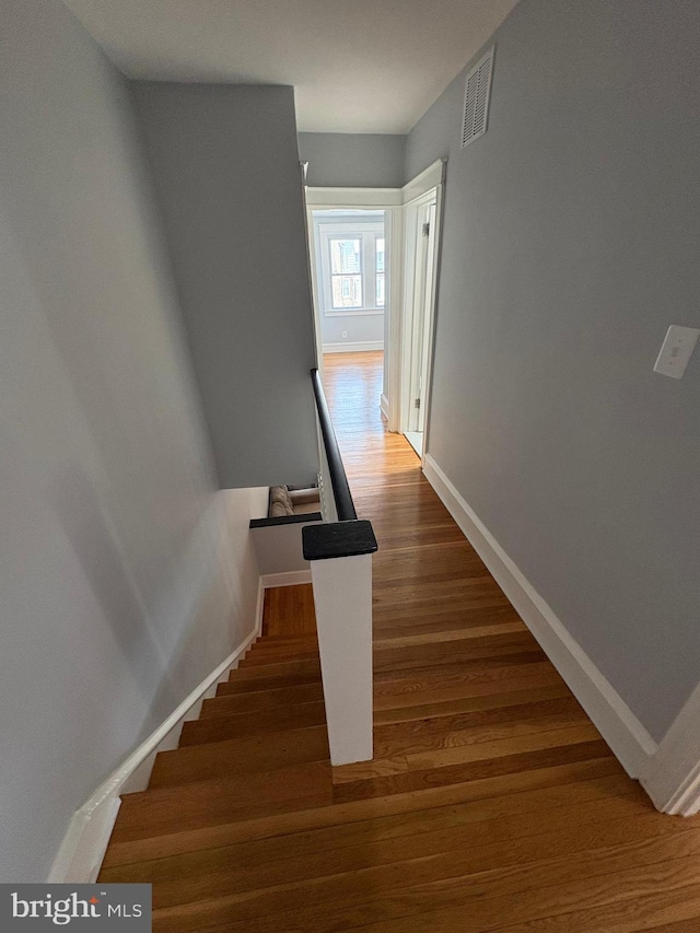 643 Jamestown Ave, Philadelphia, PA 19128 - stairs featuring baseboards and wood finished floors