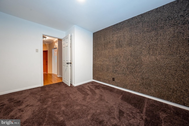 643 Crestwood Rd, Wayne, PA 19087 - carpeted empty room with baseboards
