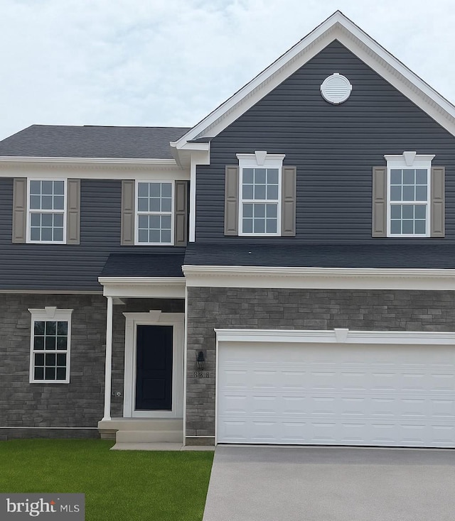 107 Malbec Rd, Winchester, VA 22602 - view of front of home featuring an attached garage, roof with shingles, and driveway