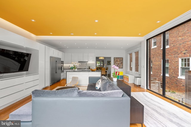 2815 39th St NW, Washington, DC 20007 - living room with light wood-style floors