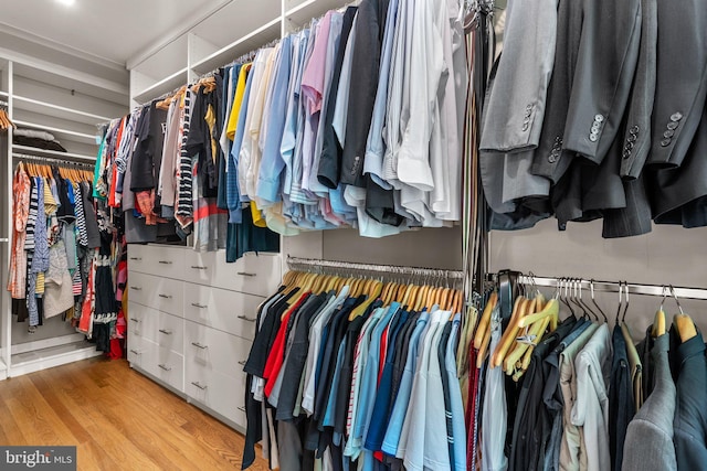2815 39th St NW, Washington, DC 20007 - walk in closet featuring light wood-type flooring