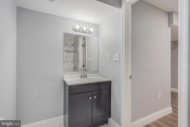 902 Nadine Ct, Landover, MD 20785 - full bathroom featuring vanity and tiled shower