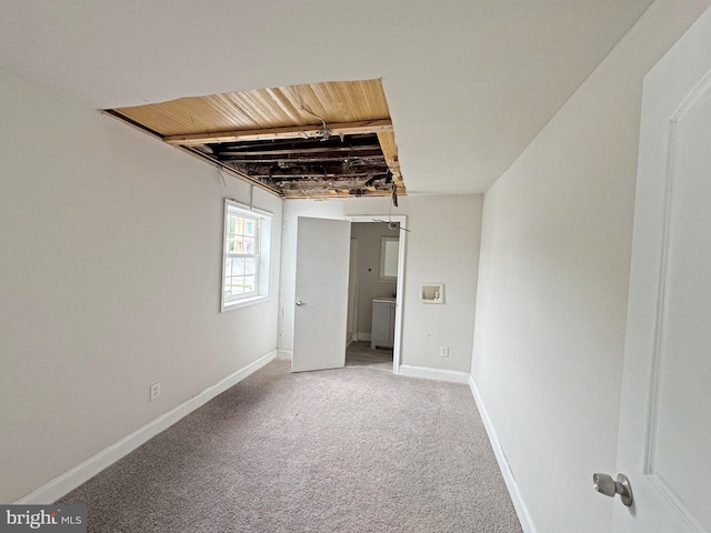112 Dorman St, Harrington, DE 19952 - empty room featuring baseboards and carpet