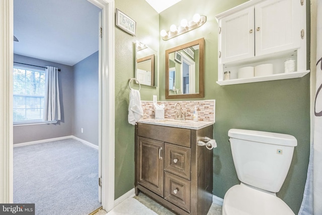 1043 Tristram Cir, Mantua, NJ 08051 - bathroom with vanity and tasteful backsplash