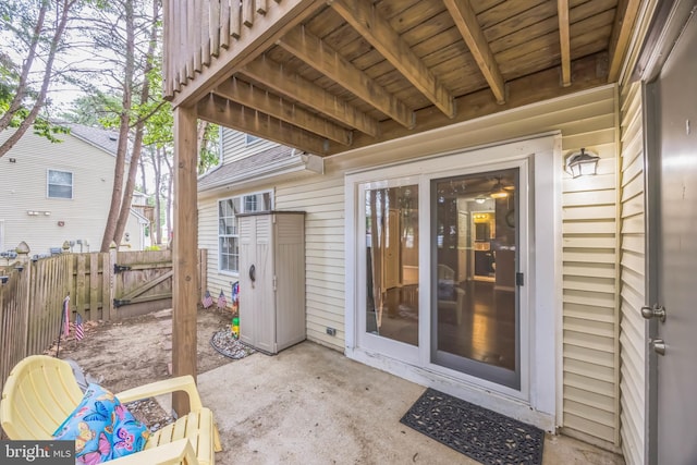 1043 Tristram Cir, Mantua, NJ 08051 - view of patio / terrace with a gate