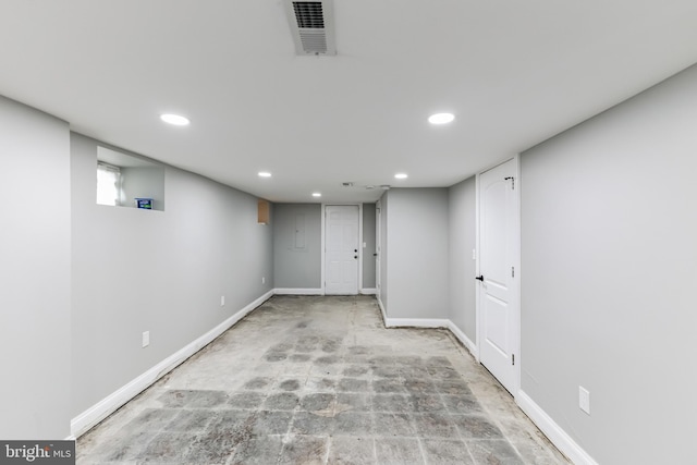 4219 Granada Ave, Baltimore, MD 21215 - finished basement with recessed lighting