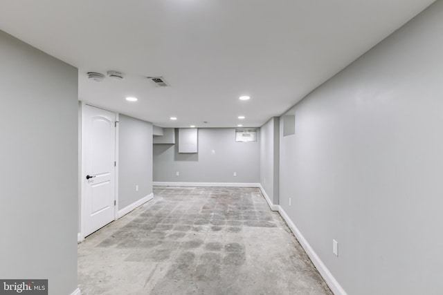 4219 Granada Ave, Baltimore, MD 21215 - finished below grade area with recessed lighting