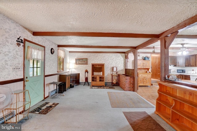 2605 N Sherman St, York, PA 17406 - interior space featuring a baseboard heating unit