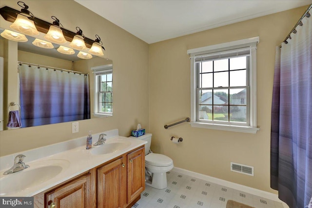 32 Duffield Dr, Lititz, PA 17543 - full bath with double vanity and tile patterned floors