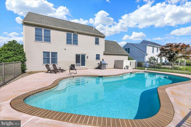 32 Duffield Dr, Lititz, PA 17543 - view of pool with a patio, grilling area, and a fenced backyard