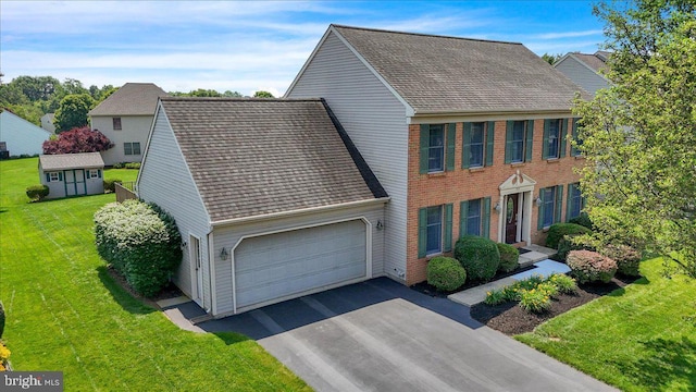 32 Duffield Dr, Lititz, PA 17543 - colonial inspired home featuring a front lawn and driveway
