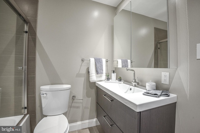 7809 Heatherton Ln, Potomac, MD 20854 - bathroom featuring vanity and wood finished floors