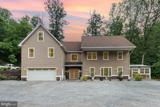 3789 Spring Rd, Carlisle, PA 17013 - view of front of home featuring driveway, an attached garage, and a shingled roof
