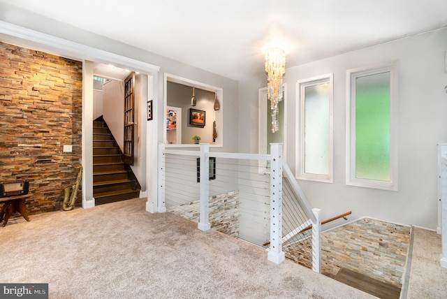 3789 Spring Rd, Carlisle, PA 17013 - stairway with carpet flooring