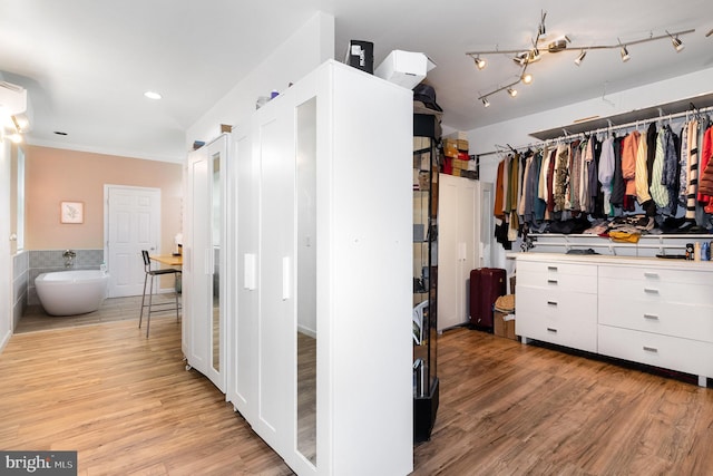 3789 Spring Rd, Carlisle, PA 17013 - walk in closet featuring light wood finished floors