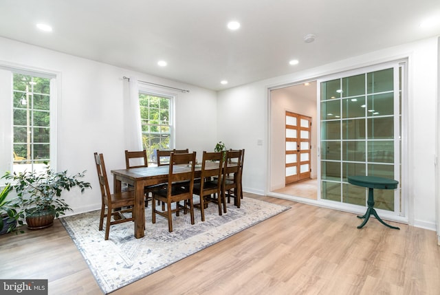 3789 Spring Rd, Carlisle, PA 17013 - dining space with light wood-type flooring and recessed lighting