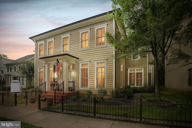 114 Lake St, Gaithersburg, MD 20878 - view of front of home featuring a fenced front yard